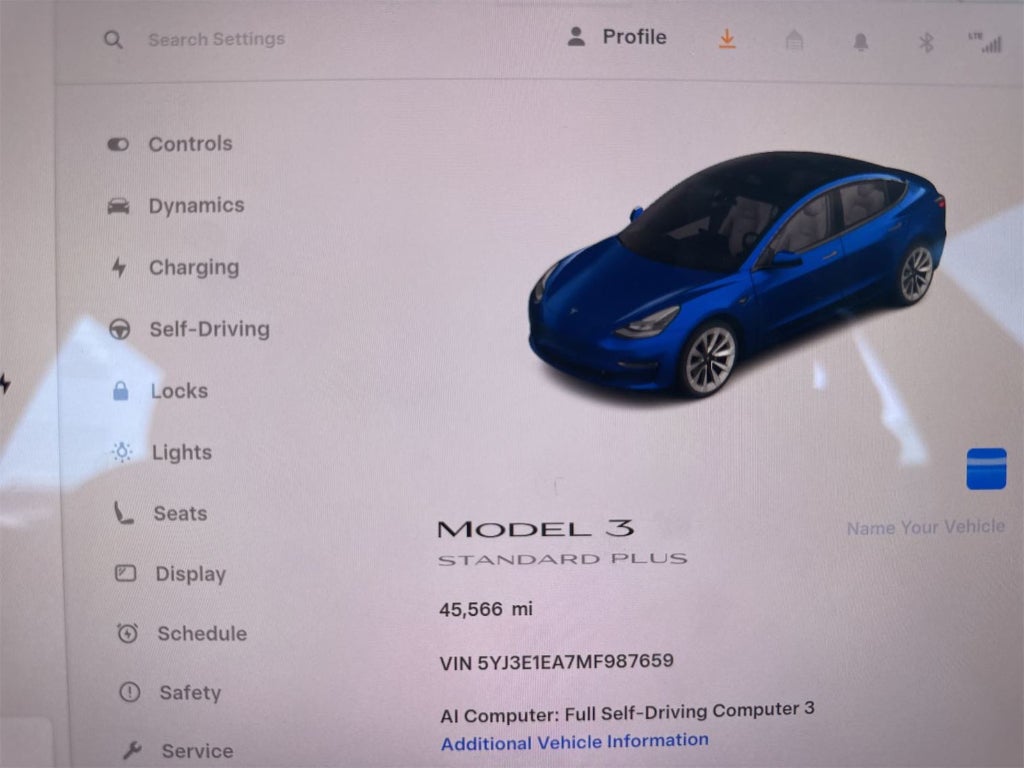2021 Tesla Model 3 Standard Range Plus