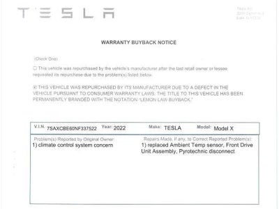 2022 Tesla Model X Plaid