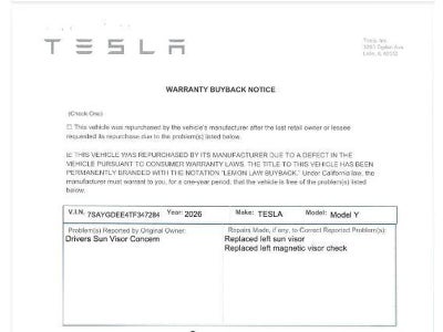 2026 Tesla Model Y Long Range