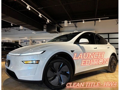 2026 Tesla Model Y Long Range Launch Edition