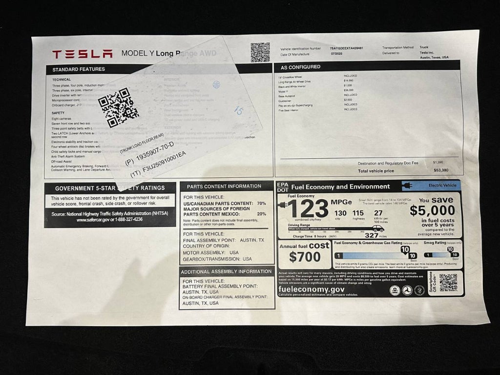 2026 Tesla Model Y Long Range