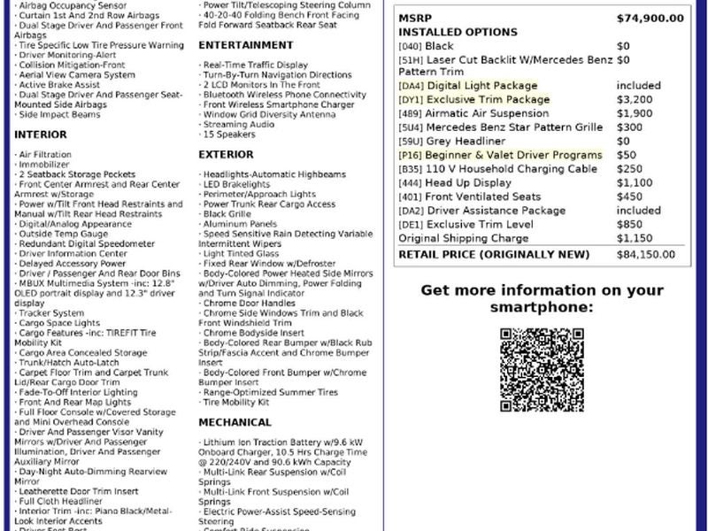 2023 Mercedes-Benz EQE 350+